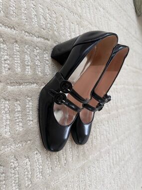 LIKE NEW! J. Crew Italian Spazzolato Leather Mary Jane Double-Strap Maisie Pump